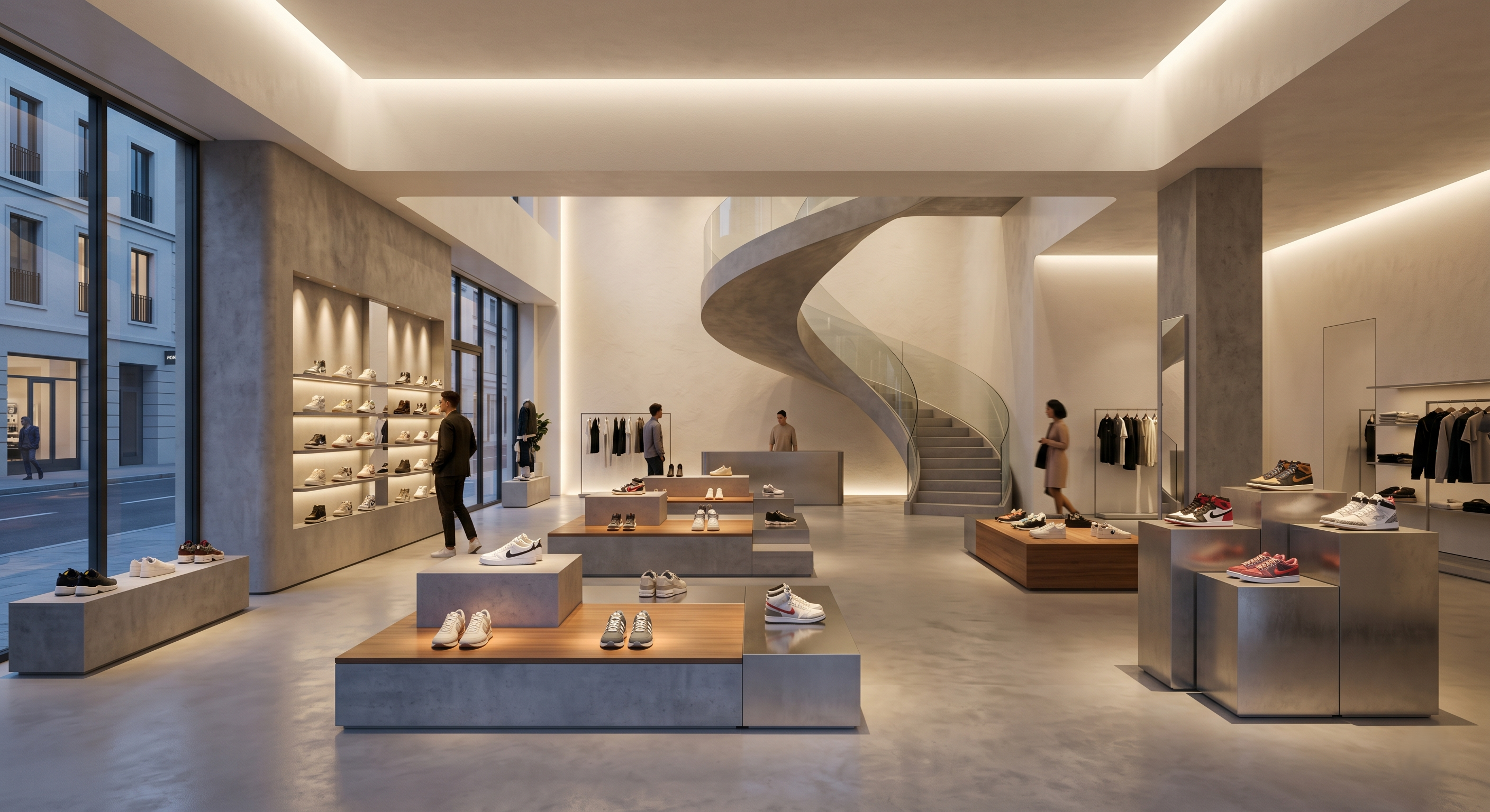Example image for the prompt: Concept retail interior